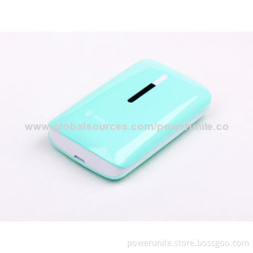 Universal External Power Bank for Smartphones, Tablet PCs with 6,600mAh Capacity, 5V/2.0A Input